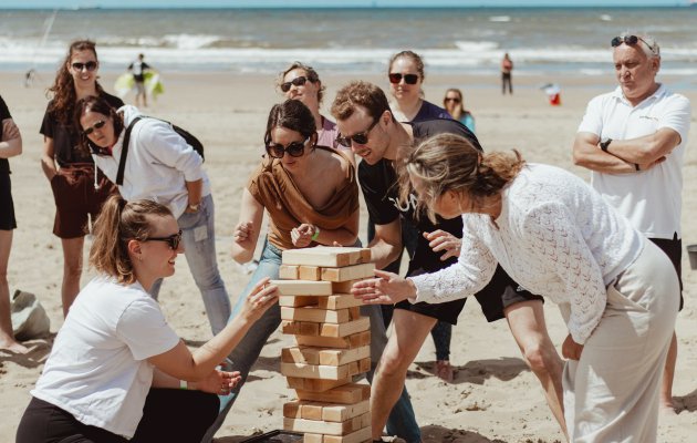 Traditional Dutch beach Games activities katwijk